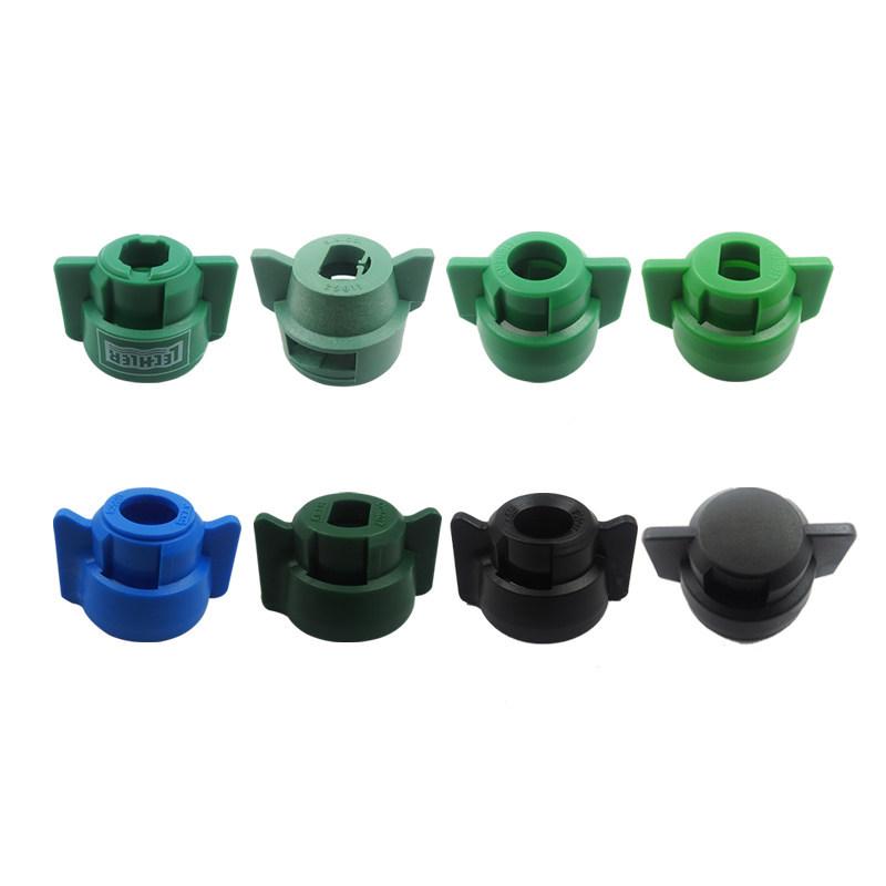 Agricultural Sprayer Nozzle Heads: Flat, Round & Snap-On Caps