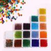 Multicolor Transparent Glass Beads 2/3/4mm for DIY Jewelry Making - Bracelet & Necklace Craft Supplies