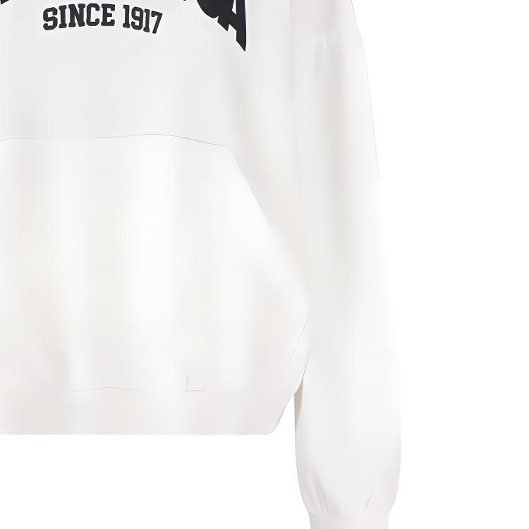 Balenciaga Back Flip Round Hoodie Oversized 'White Black' Unisex 761458TPVG19040