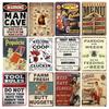 Vintage Man Cave Signs Coop Farm Garage Wall Decor Tin Sign Shabby Rusty Poster Board Decoration Tinplate Painting Metal Plates