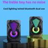 X2 RGB проводные мини-мультимедийные компьютерные колонки для настольных компьютеров и ноутбуков
