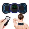 LCD Display EMS Neck Massager 8 Mode Pulse Muscle Stimulator Electric Massager Cervical Back Patch Portable Relief Pain