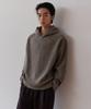 MUSINSA STANDARD [Victoria Wool] Ribbed Hooded Knit [Taupe]