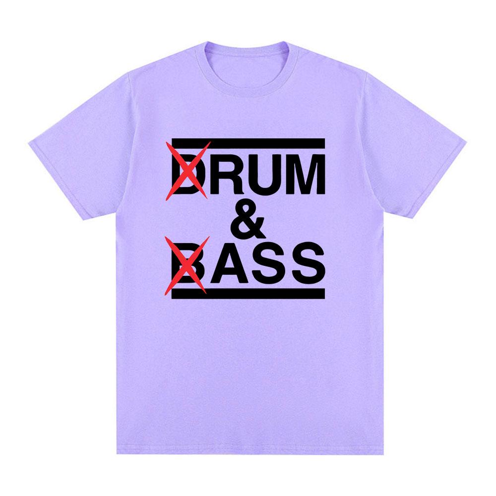 Смешная футболка Drum and Bass Шутки для любителей рома и задниц Футболка с коротким рукавом 100% хлопок Унисекс Модная повседневная футболка Оверсайз