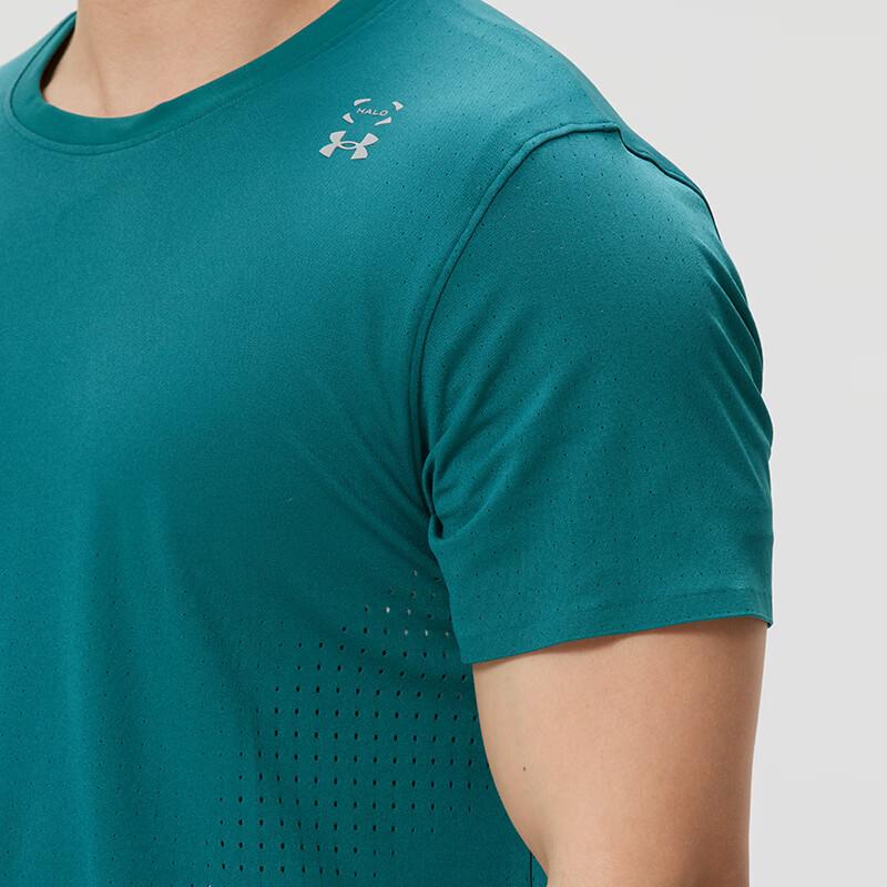 Under Armour Дышащая быстросохнущая футболка с круглым вырезом и коротким рукавом Мужские топы 6001829-338