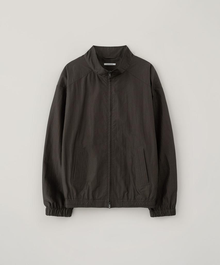 Blankroom Remote High Neck Blouson_Brown