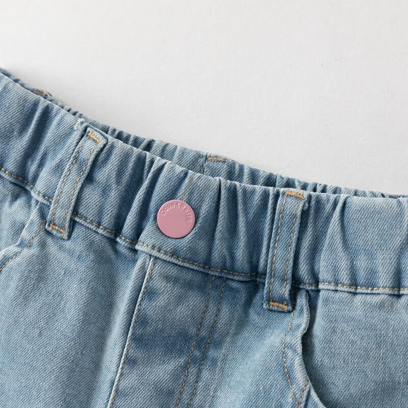 DAVE & BELLA Girls' Straight-Leg Denim Jeans