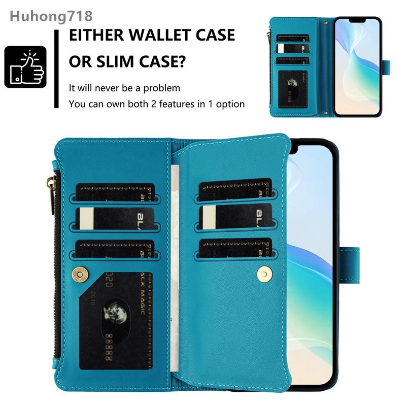 Кожаный чехол на молнии для Redmi Note 11 SE 12 Pro Plus 11T 11S 11E 11R 4G 5G Чехол-кошелек