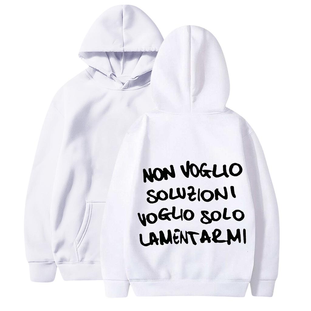 Women's Casual Fashion Solid Color Rugby Print Long Sleeve Hooded Sweatshirt Top