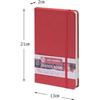 Sketchbook 13x21cm - 80 Sheets - 140g - Red - Royal Talens