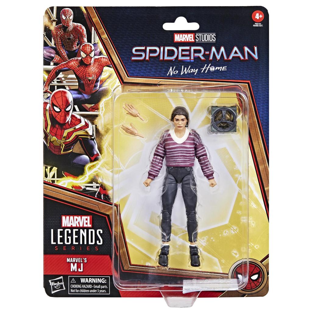 MARVEL Hasbro Marvel Legends Series No Way Home Размер Действие Возраст F6510 Подлинный продукт MJ, Человек-паук 6-дюймовая фигурка, 4+
