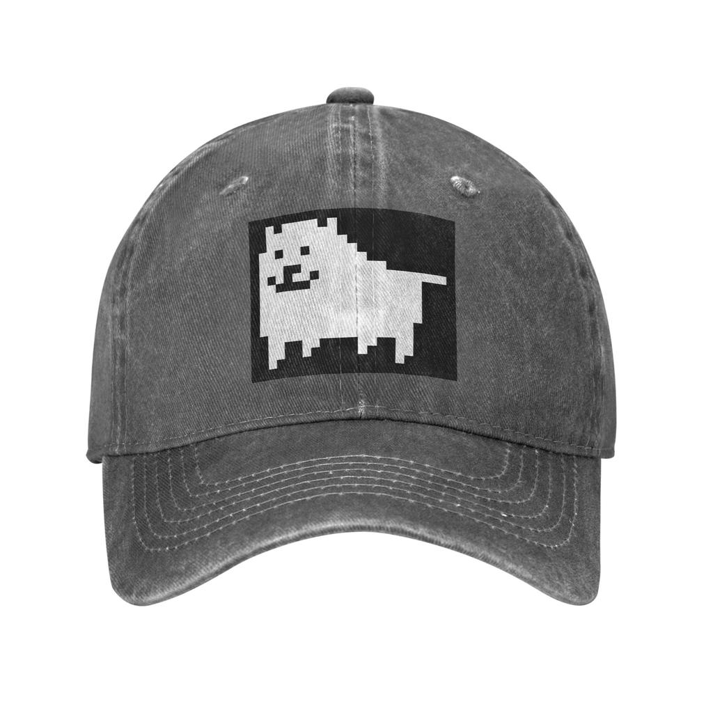 Раздражающая Собака в Космосе Undertale Тоби Видеоигра РПГ Выстиранная Джинсовая Кепка Повседневные Бейсболки Регулируемая Шляпа Унисекс Бейсбольные Кепки