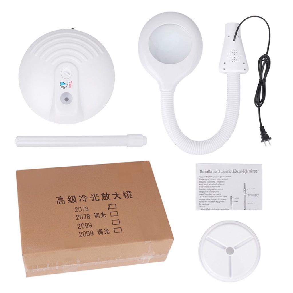 Pro 16X диоптрийный светодиодный увеличительный напольный светильник, лупа, стекло, светильник для лица, для салона красоты, татуировки ногтей, 110 В/220 В