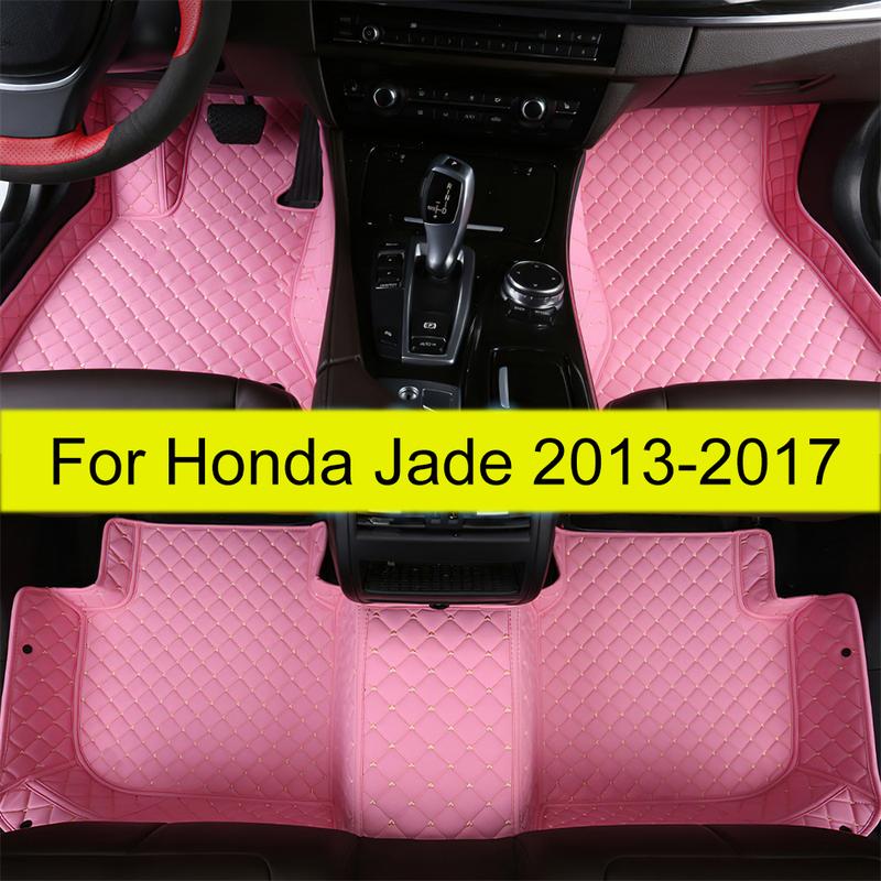 Автомобильные коврики для Honda Jade Шестиместный 2013 2014 2015 2016 2017 Автомобильные коврики для ног Покрытие ковриком Аксессуары для интерьера