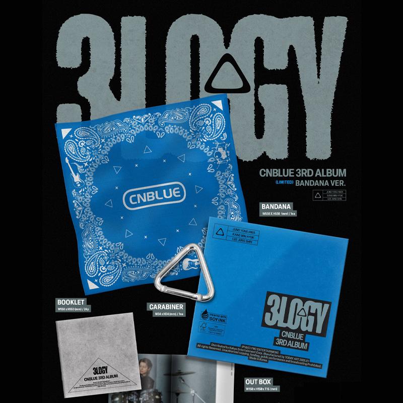CNblue 3-й полноформатный альбом [3LOGY] МД - БАНДАНА Вер. *ОГРАНИЧЕННЫЙ ВЫПУСК*