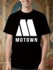 Винтажная музыкальная футболка - Футболка Motown Records с жирным логотипом M...