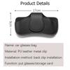 AABHK1 Car sun visor glasses box leather sunglasses holder for Chevrolet Cruze Spark Captiva Suburban Camaro Malibu Trax Aveo Equinox