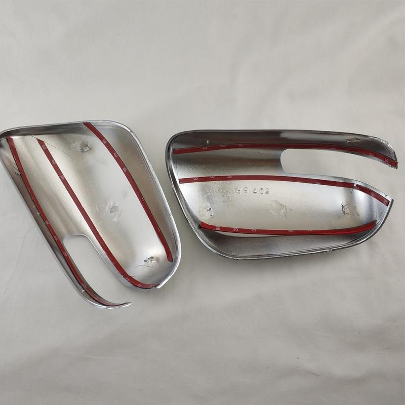 Car Black Chrome Carbon Fiber Mirror Cover for Toyota Avensis T250 2007~2009 Rearview Mirro Trim Set Car Cap Styling Accessories