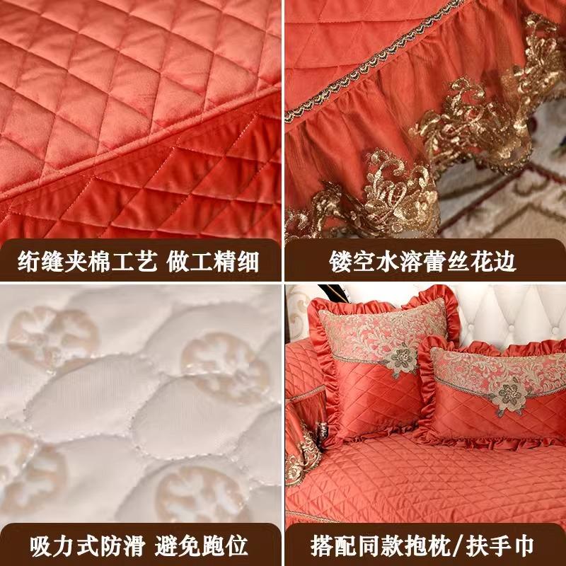 Подушки для дивана осенью и зимой универсальны для всех сезонов, подушки для сиденья в ряд не скользят, легкая роскошь, высококачественный тканевый чехол, чехол для дивана