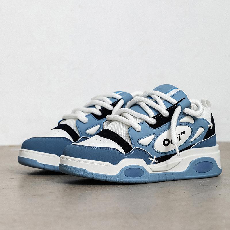 Мода 2024 Новые кроссовки Мужские удобные низкие туфли на шнуровке на платформе Повседневная обувь для скейтборда на открытом воздухе Кроссовки для мужчин