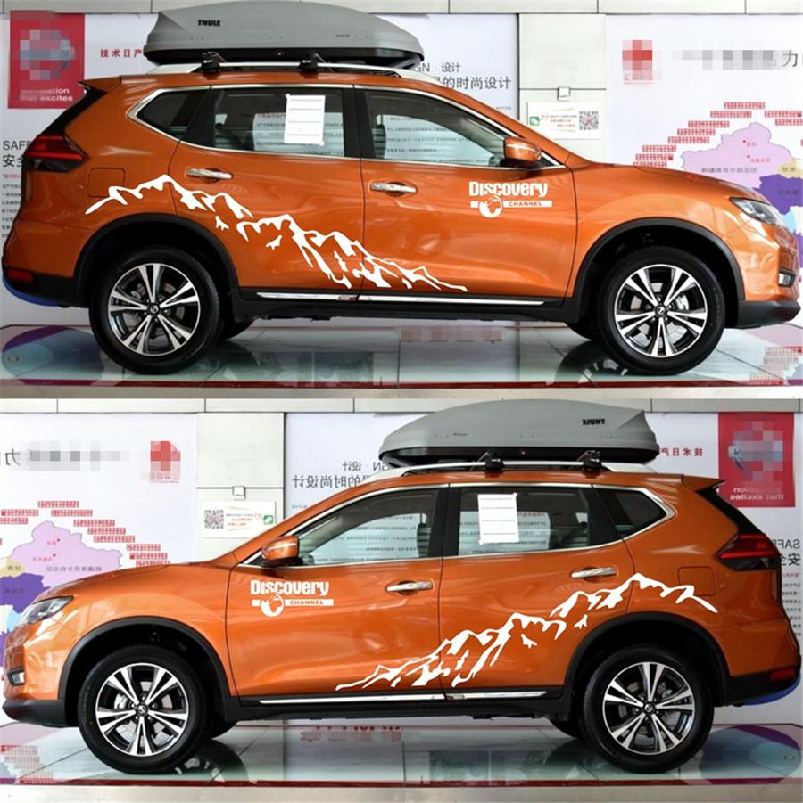 Декаль Mountain Styling Наклейка Декор Боковой Двери Автомобиля Наклейки на Кузов Автомобиля Для Toyota