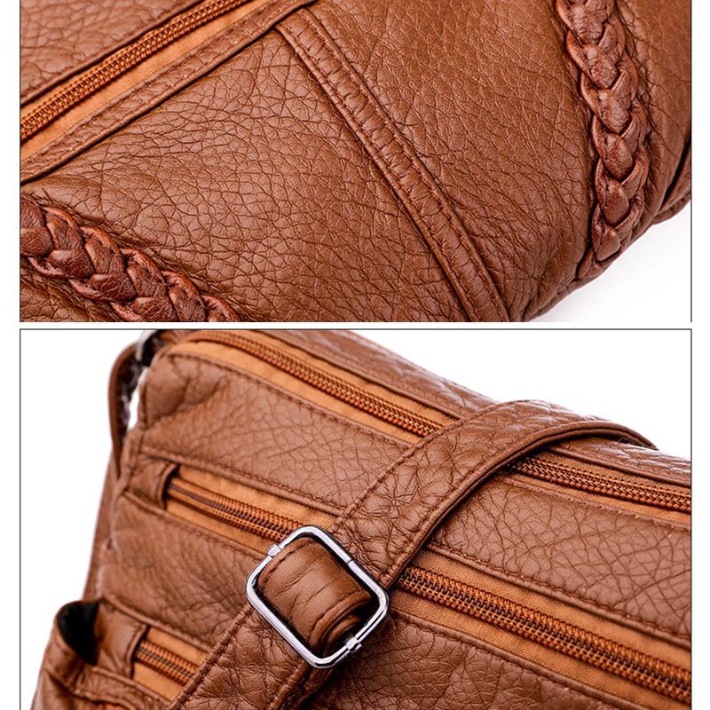 New Fashion Soft PU Leather Bags Women Shoulder Bags Luxury Handbags Women Bag Designer Crossbody Bags for Women Casual Messenger Bag