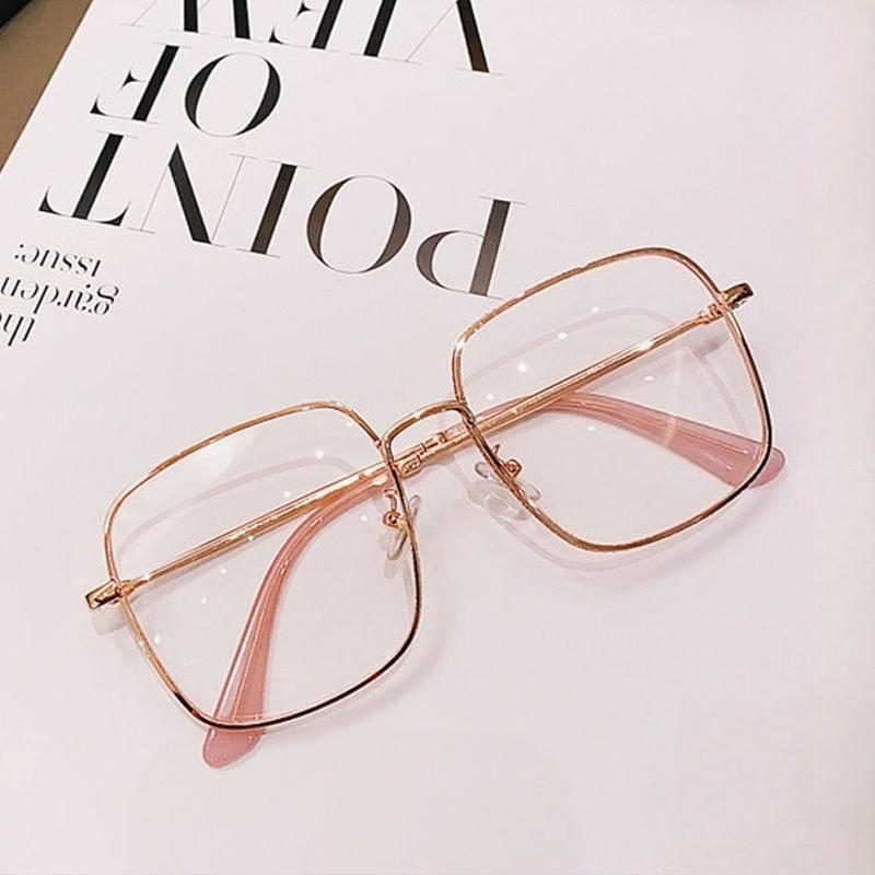 Luxury Anti Blue Light Glasses Men Women Diamond Studded Oversized Square Eyeglasses Computer Goggles Eyewear Glitter Frame