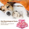 Yousheng Pet Менструальные штаны Удобные подгузники для собак Цветочный узор Застежка-лента Гигиенические штаны для домашних животных Товары для домашних животных
