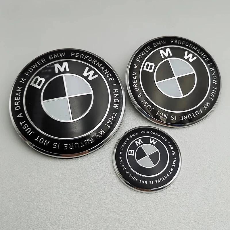 BMW GROUP 3 шт. 45 мм 74 мм 82 мм Руль Автомобиль Значок на капот автомобиля Эмблема на задний багажник Для BMW E36 E64 F10 F30 F32 F34 X1 X3 X5 X6 54A