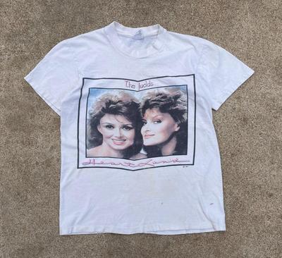 Перепечатка 1987 года Футболка The Judds Heartland Tour 80-е Концерт Кантри-музыка NH27788 Унисекс Футболка