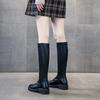 Fashion Elastic Round Toe Ladies Knee High Shaft Shoes Large Size Warm Designer Luxury On Offer Hot Spring Autumn Pu Women's Long Boots