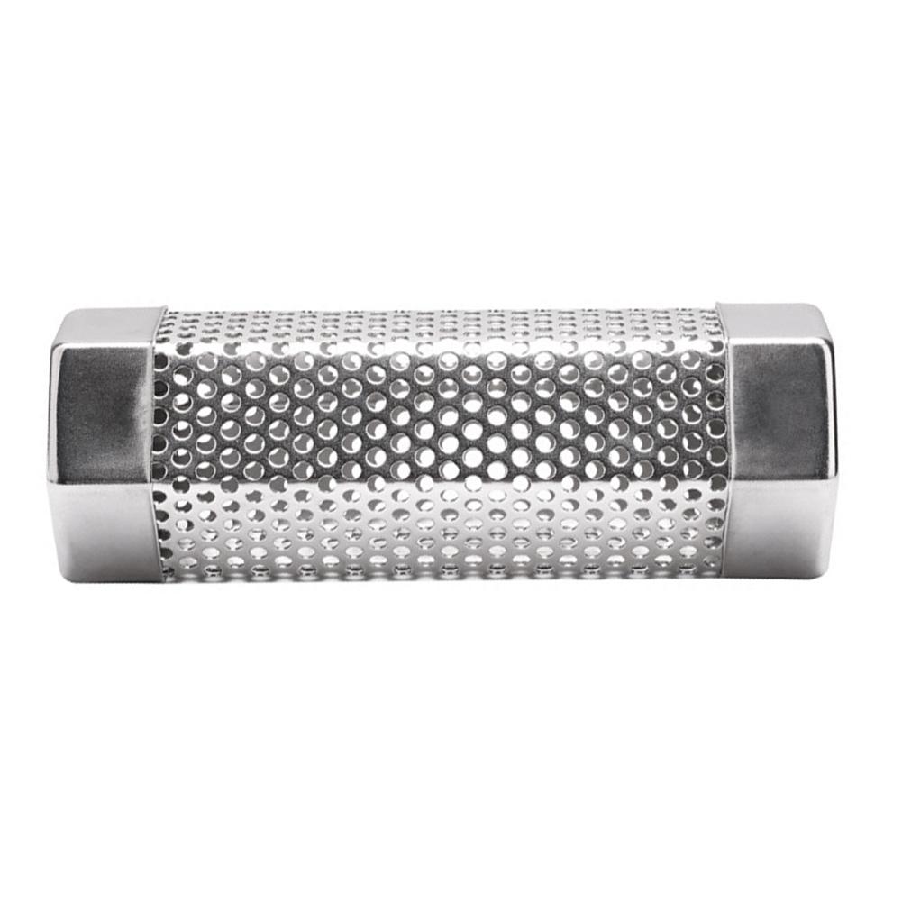 1 набор трубок из нержавеющей стали, 6 дюймов, большой емкости, шестиугольной формы, предотвращает перекатывание, дымовая трубка для BBQ для ароматного горячего и холодного копчения