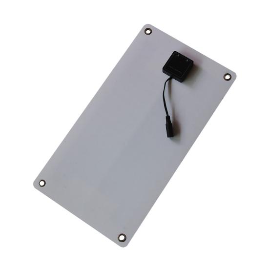 10W 18V/5V Solar Panel Dual USB Direct Current Outdoor Camping Hiking Cycling Power Bank Mobile Phone Emergency Charger Polycrystalline Solar