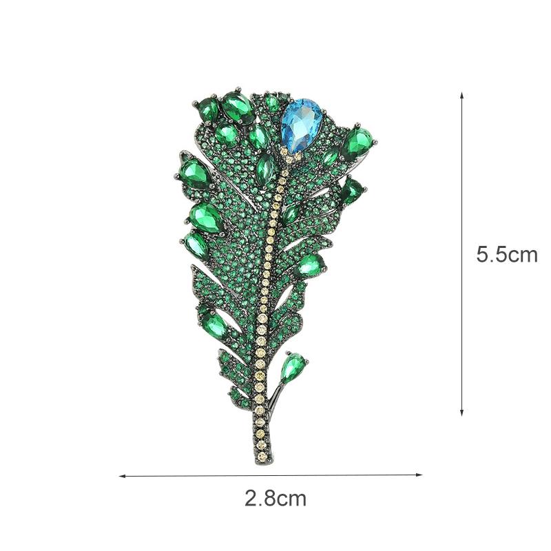 Senior Brooches Flower Leaf Brooch Pins for Women Suit Pendant Fashion Brooches Jewelry