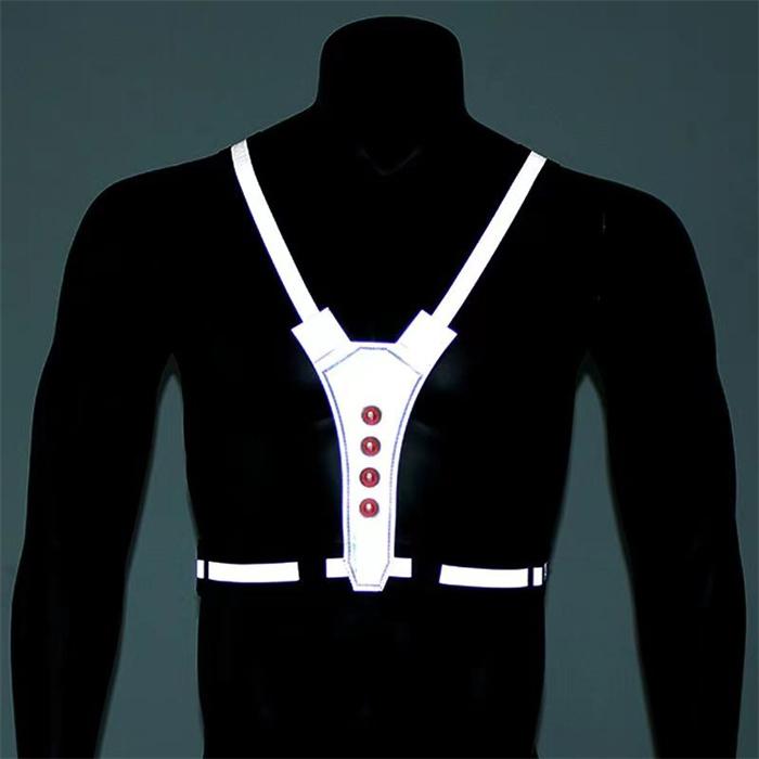 Kids Adults Engineer Worker High Visibility Vest Cycling LED Running Reflective Safety Vest