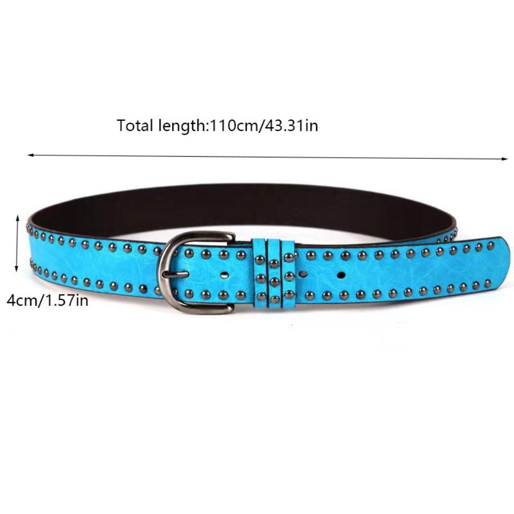 Zinc Zinc Alloy Pin Buckle Waist Belts Wide Waist Bands for Women Punk Waist Belt for Women Women