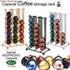 Coffee Capsule Holder Tower Stand For 42 Nespresso Capsules Storage Pod Holder