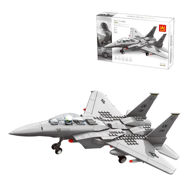 Avion Военный набор самолетов Вооруженные вертолеты Боевой истребитель Модель Строительный блок Кирпич Транспортный самолет Реактивные самолеты Боевая техника