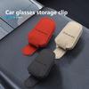 For Benz Car Sunshades Magnetic Leather Sunglasses Ticket Clip Auto Accessories AMG W213 W124 W108 W126 Exclusive W204 W222 W205