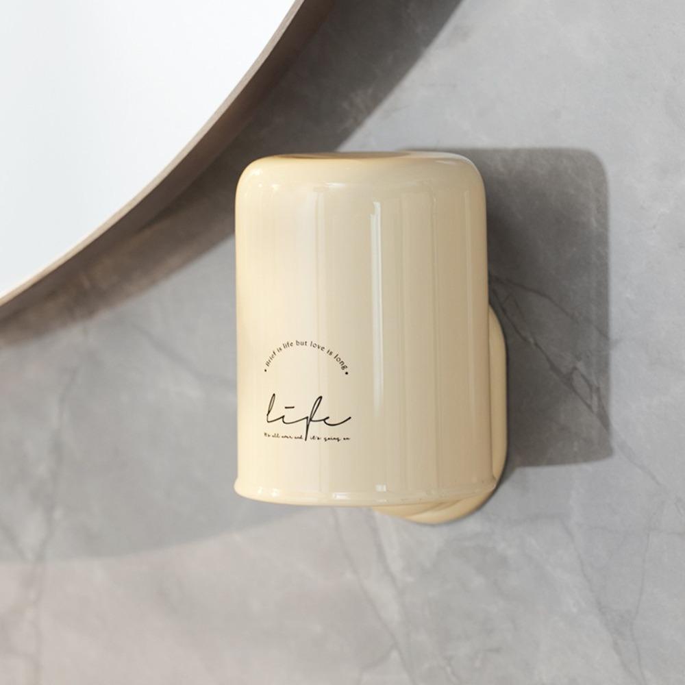 Эффективный дренаж Стойка для хранения зубных щеток Настенный Компактный Держатель для зубных щеток Простая установка Минималистичный Набор стаканов для полоскания рта