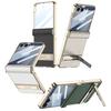 Samsung Galaxy Z Flip7 Flip 7 Holder Shell Protective Cover Film Screen Plating Leather Magnetic Hinge Bracket Phone Case