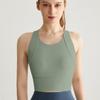Shockproof Breathable Back Fitness Top With Bra Pads Sports Underwear For Women
