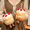16 см Плюшевый клубничный торт Высококачественная милая кукла Нежная десертная подушка Реквизит для вечеринки Рождественские подарки