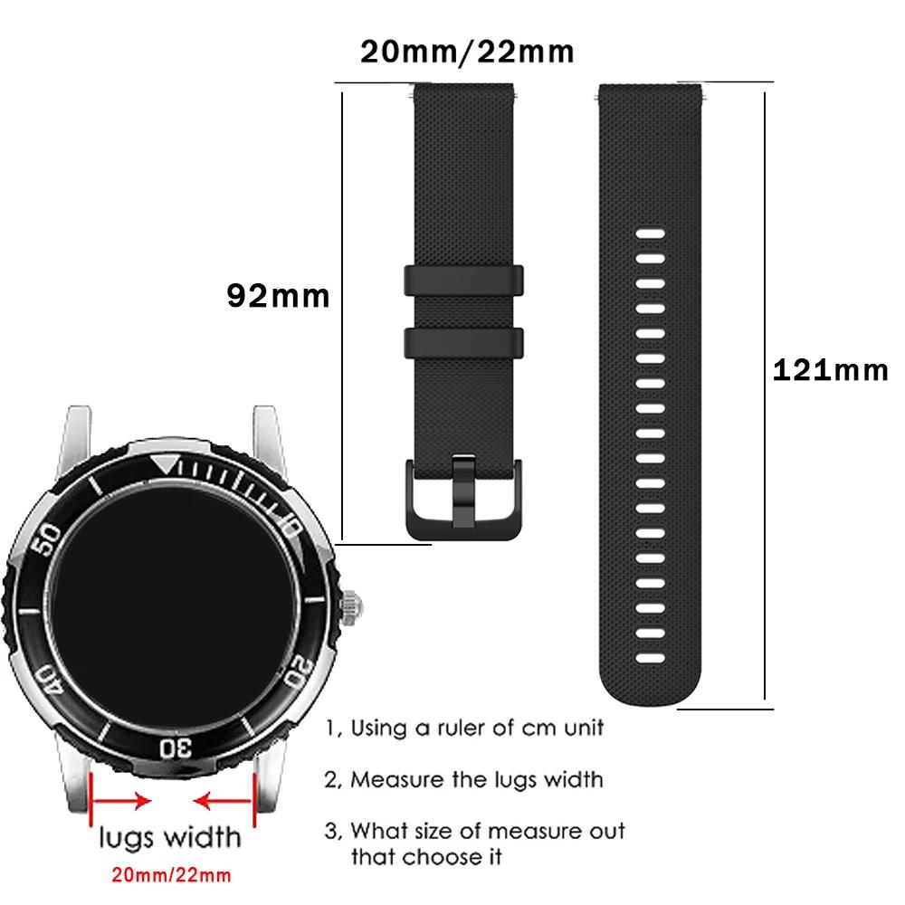 Силиконовый мягкий ремешок 20/22 мм для COLMI P86 P82 M42 C81 V76 I31 i28 Ultra Сменный ремешок для часов COROS PACE Pro 3 2 Спортивный браслет