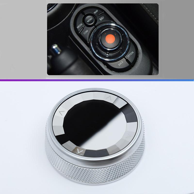 Для Mini Cooper F54 F55 F56 F57 F60 Countryman Crystal Multimedia Knob Button Cover Stickers Decorative Accessories