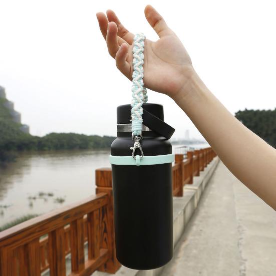 Держатель для бутылки с водой Ручка Ремешок Слинг Шнурок Переноска Утолщенная Хлопковая Веревка Пищевой Класс