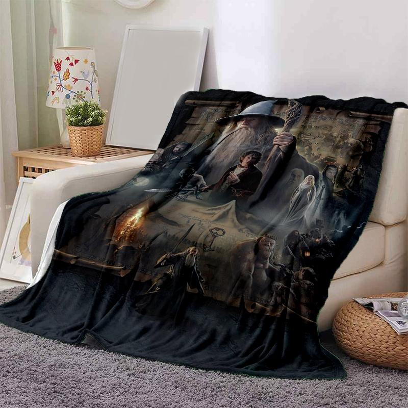 Lord of the Rings: The Fellowship of the Ring Poster PrintPrint Blanket, Soft Blanket For Sofa Office Bed And Travelling Daughter Birthday G