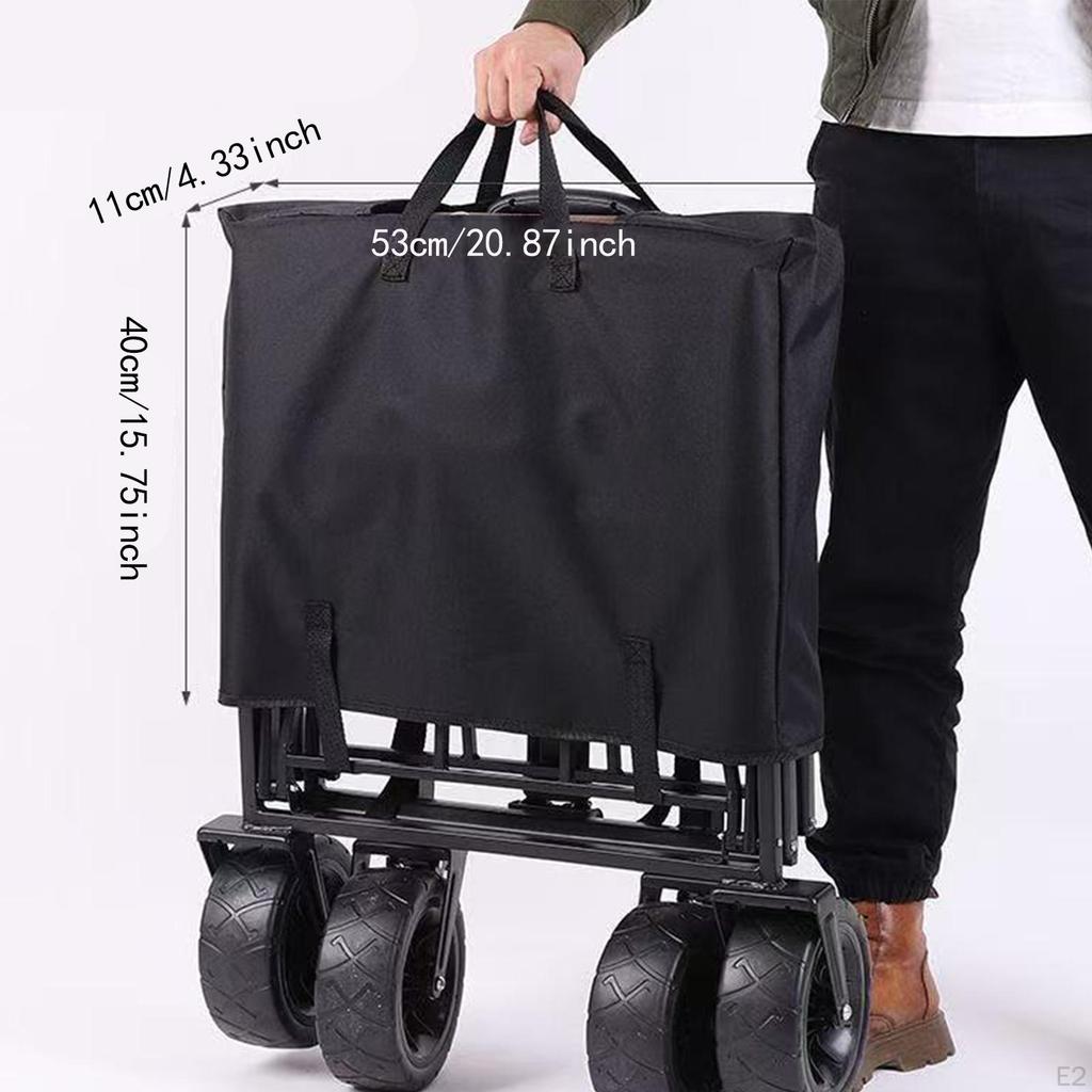 Flap Utility Wagon Cover Cart Storage Bag Dustproof Anti-Scratch Organizer Pouch