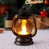 Электрическая лампа Прочный ретро светодиодный масляный фонарь Красивый многофункциональный ночник с теплым светом Рождественское украшение