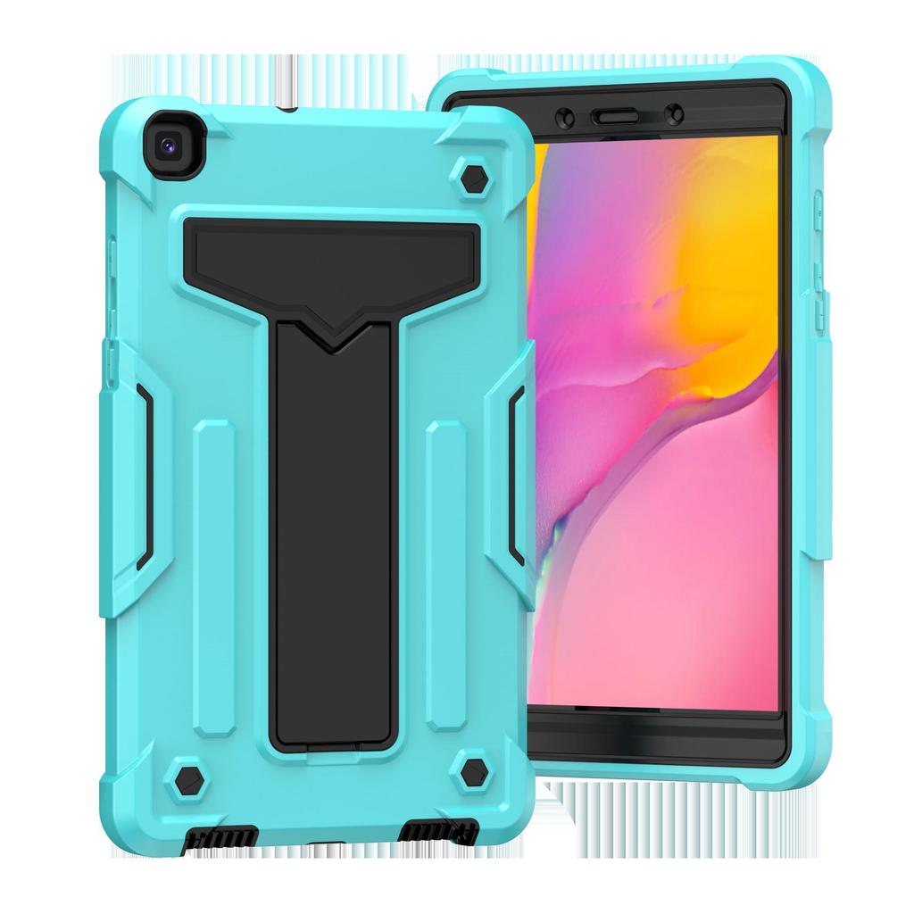 Силиконовый защитный чехол для планшета TAB A8 — надежная защита со складным кронштейном, полноразмерный дизайн.